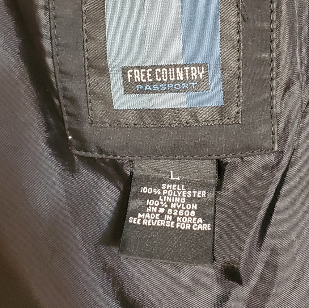 Free Country Black soft shell Jacket - L - Picture 5 of 5